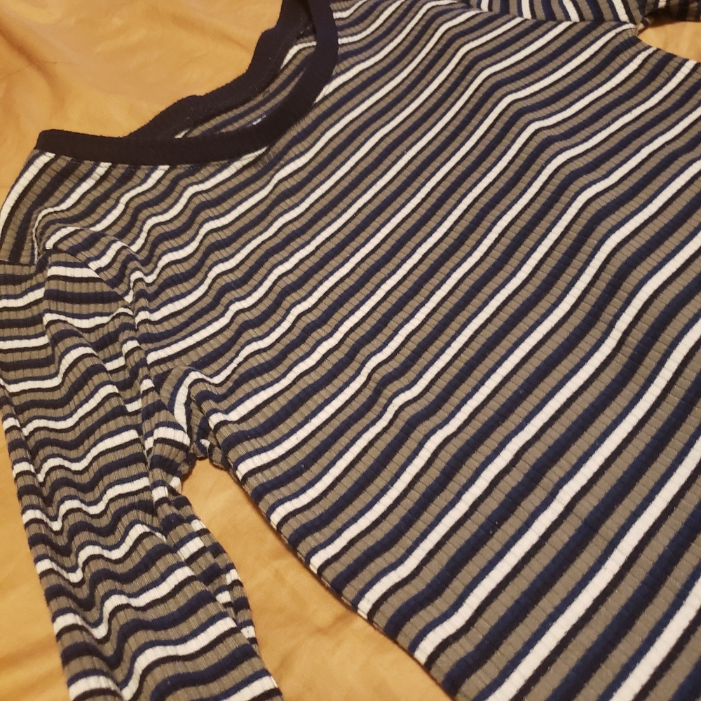 striped longsleeve top